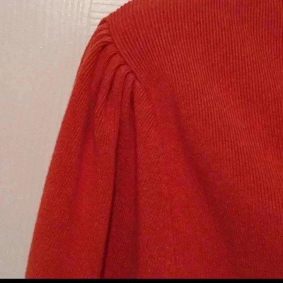 🌹Anthropologie dark orange color cardigan - Picture 5 of 11
